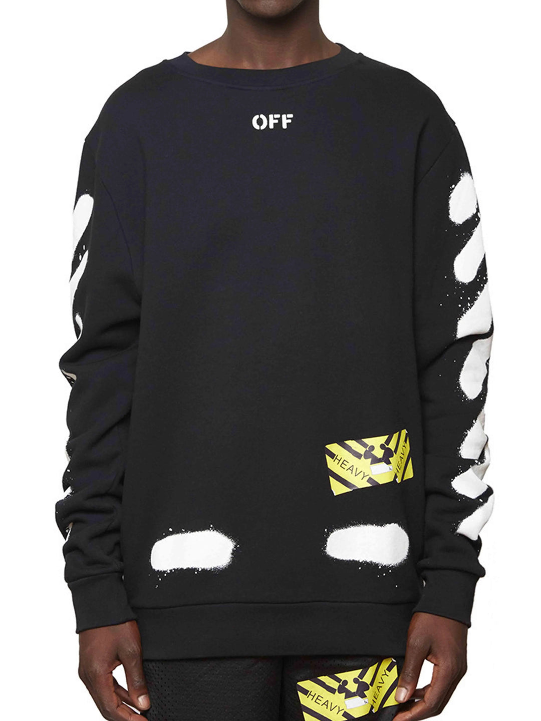 OFF-WHITE Heavy Duty Crewneck Black Prior