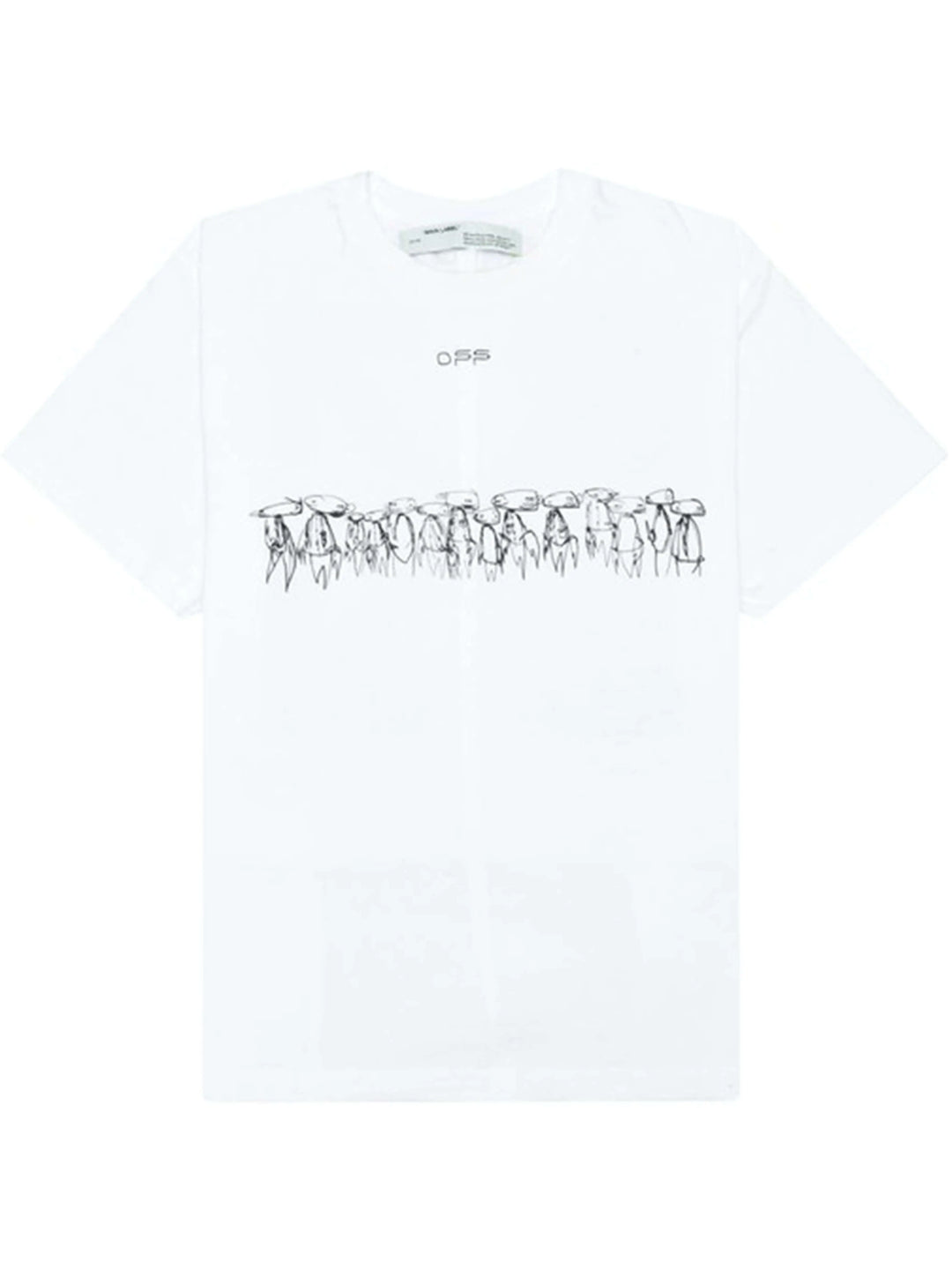 OFF-WHITE x Futura Oversized Fit Atoms T-Shirt White/Multicolor Off-White