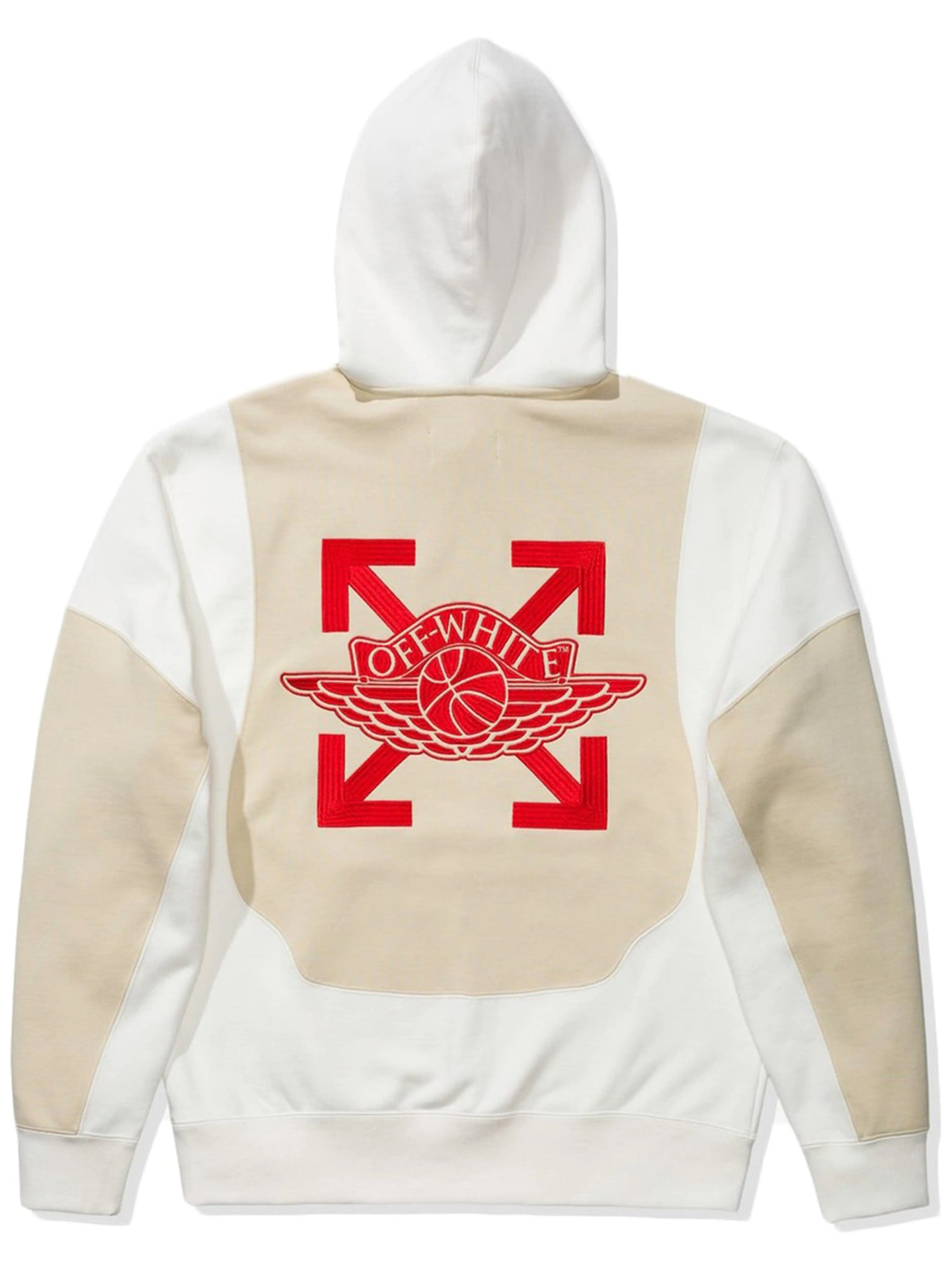 OFF-WHITE x Jordan Hoodie White [SS21] Prior