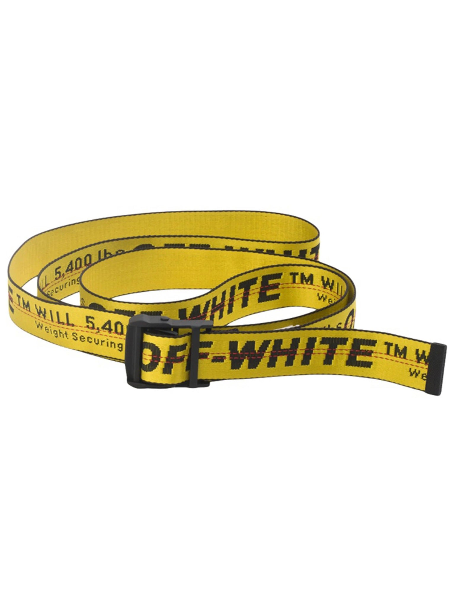 Off-White 2.0 Industrial Belt Yellow/Black [SS19] Prior