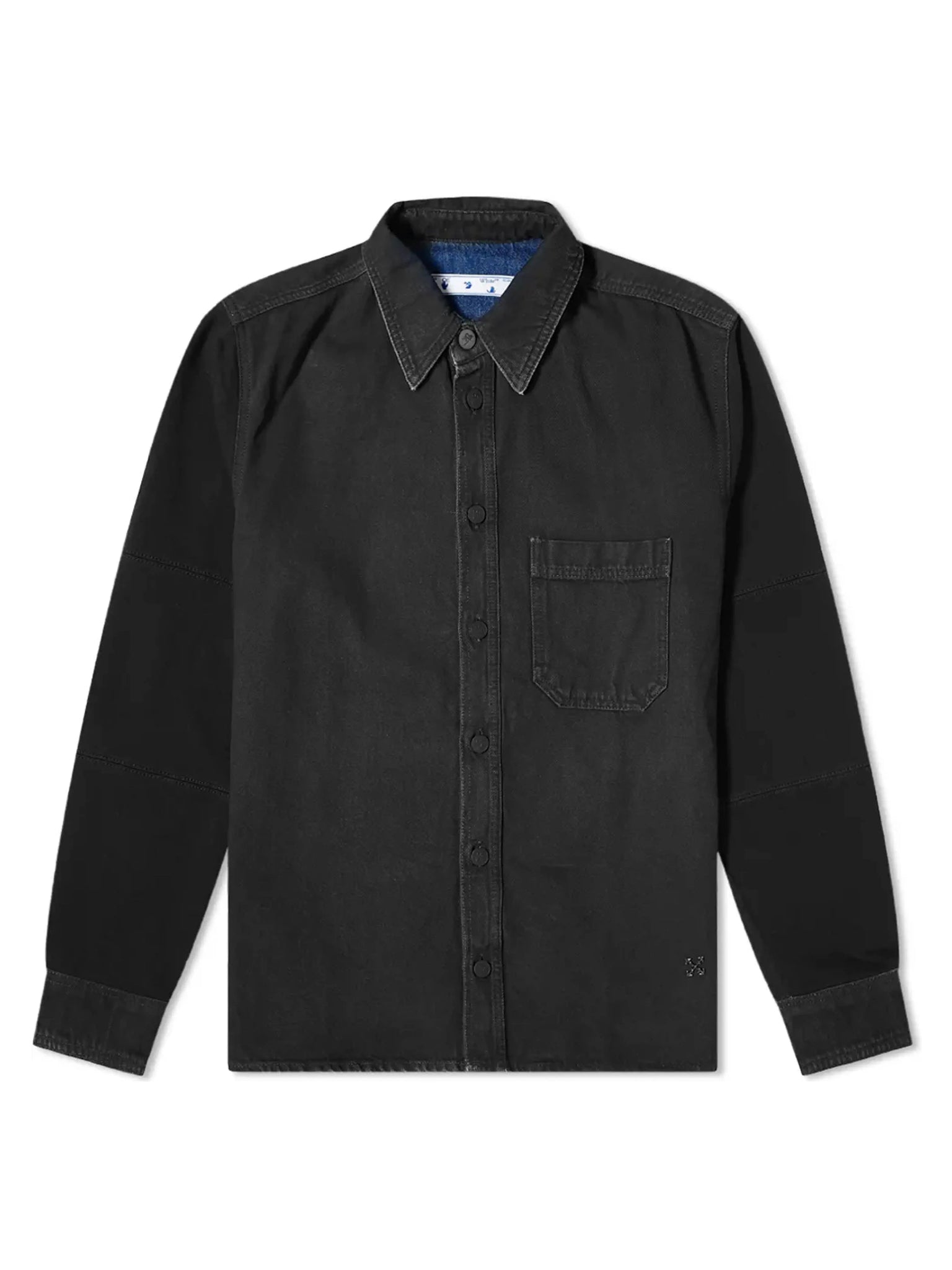 Off-White Stencil Arrows Denim Shirt Black Prior