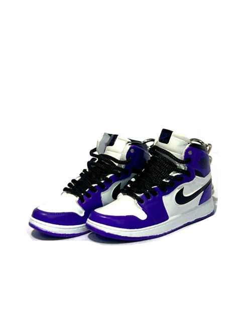 Prior Workshop Sneaker Inspired Keychains Court Purple High Prior