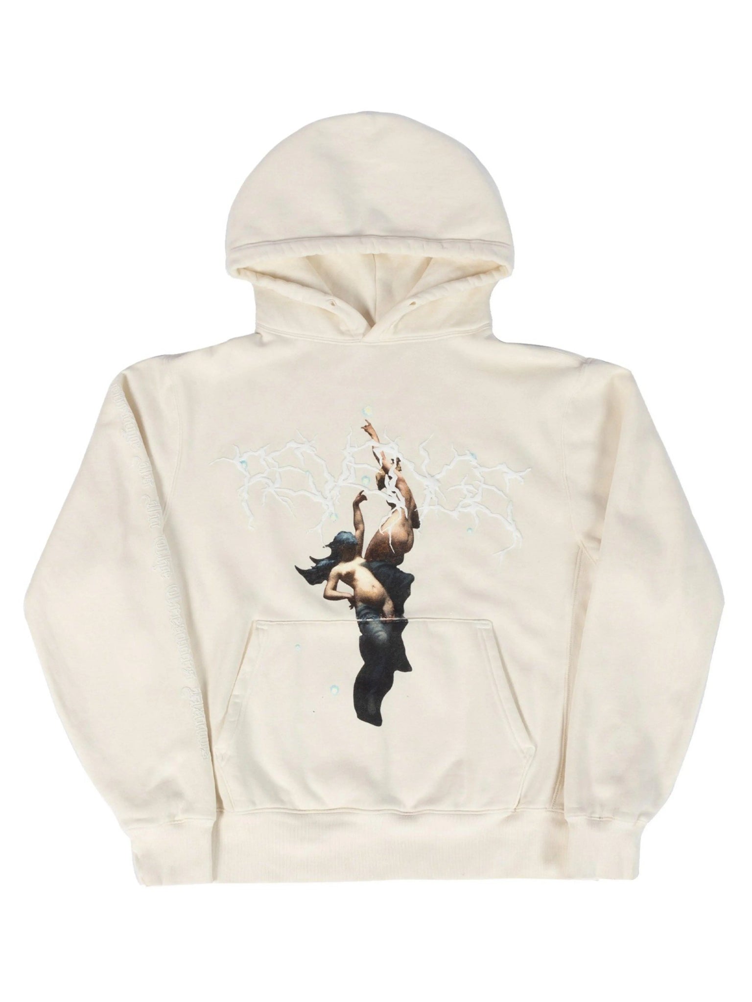 Revenge Angel Lightning Hoodie Cream Prior