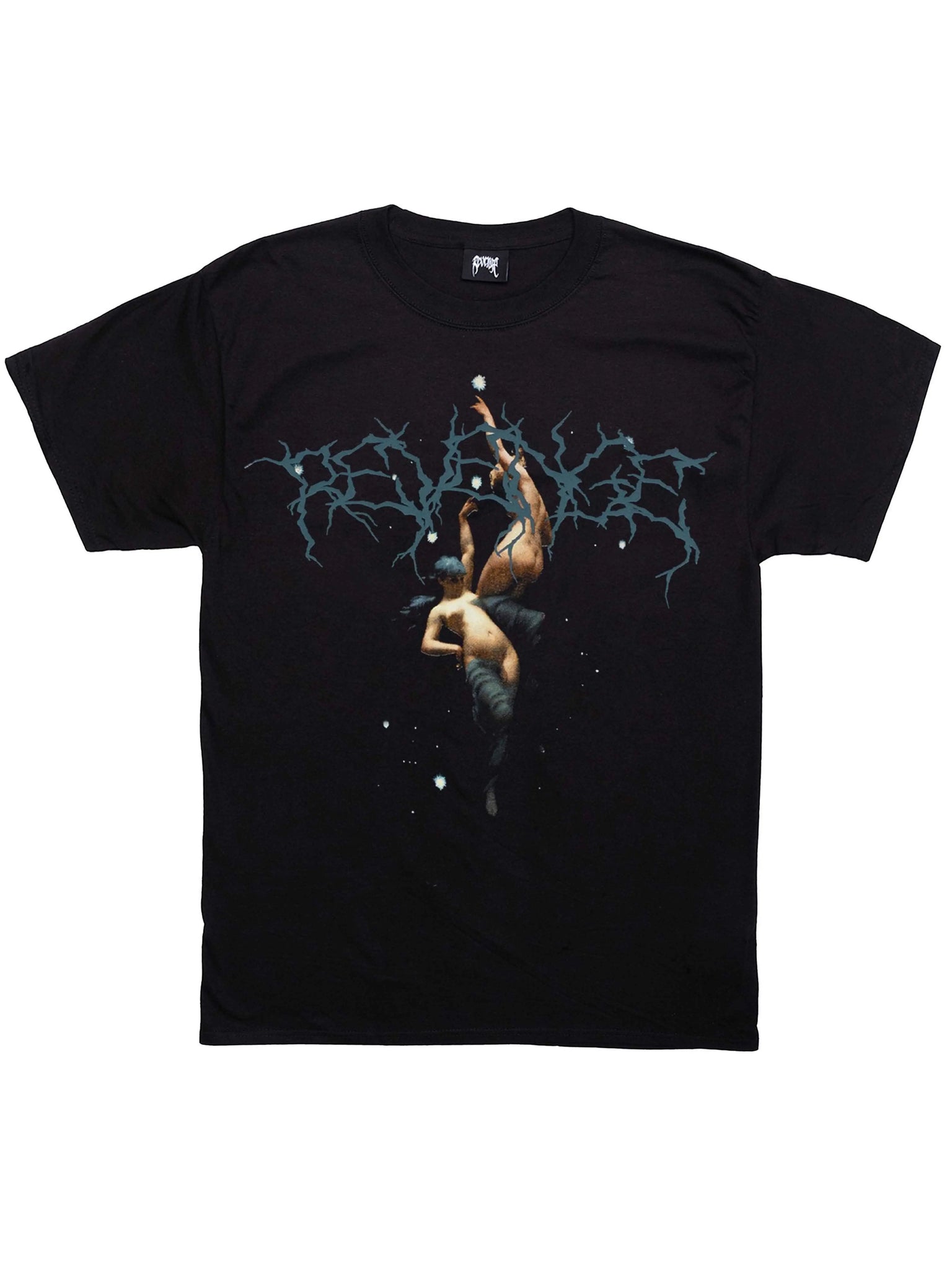 Revenge Angels Lightning Logo Tee Black Prior