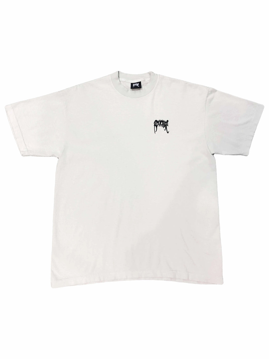 Revenge Basic Embroidered Tee Cream Prior