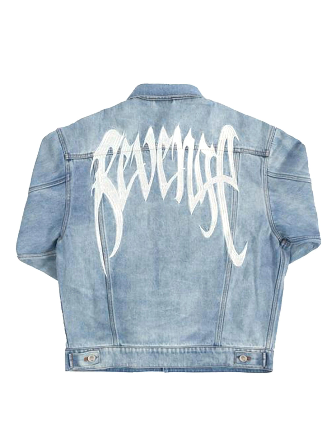 Revenge Embroidered Logo Blue Denim Jacket  [SS21] Prior