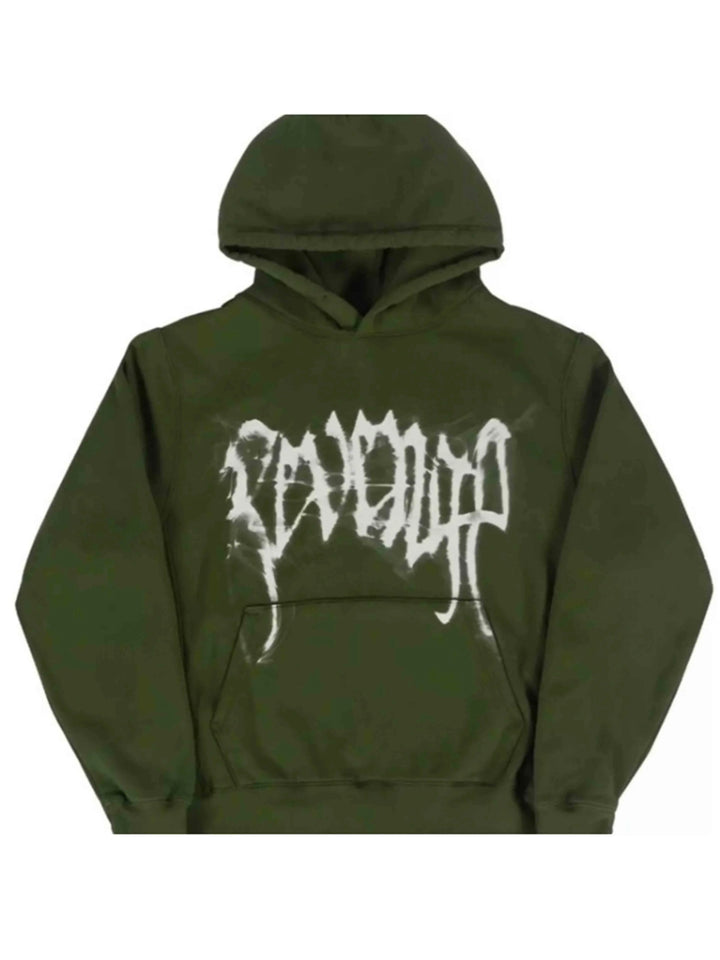 Revenge Smoke Hoodie Army Green Prior