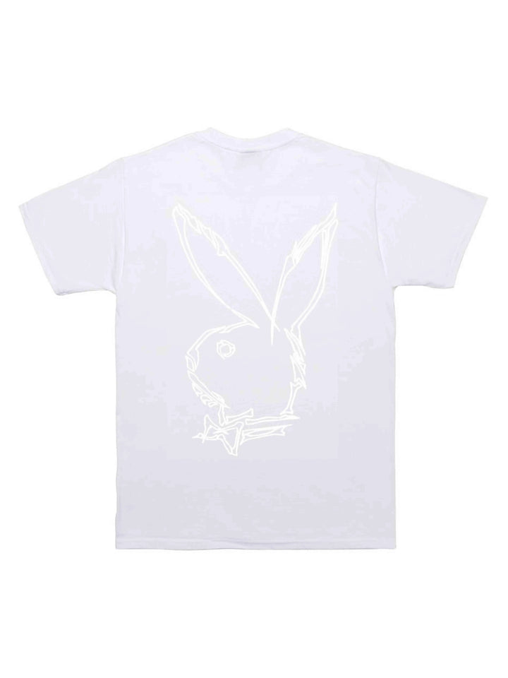 Revenge X Playboy Logo Tee White L Revenge