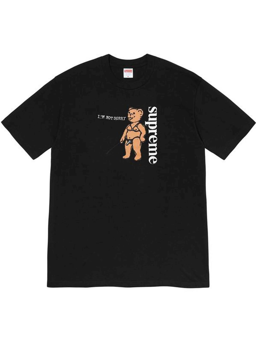 SUPREME NOT SORRY TEE BLACK [SS21] Prior