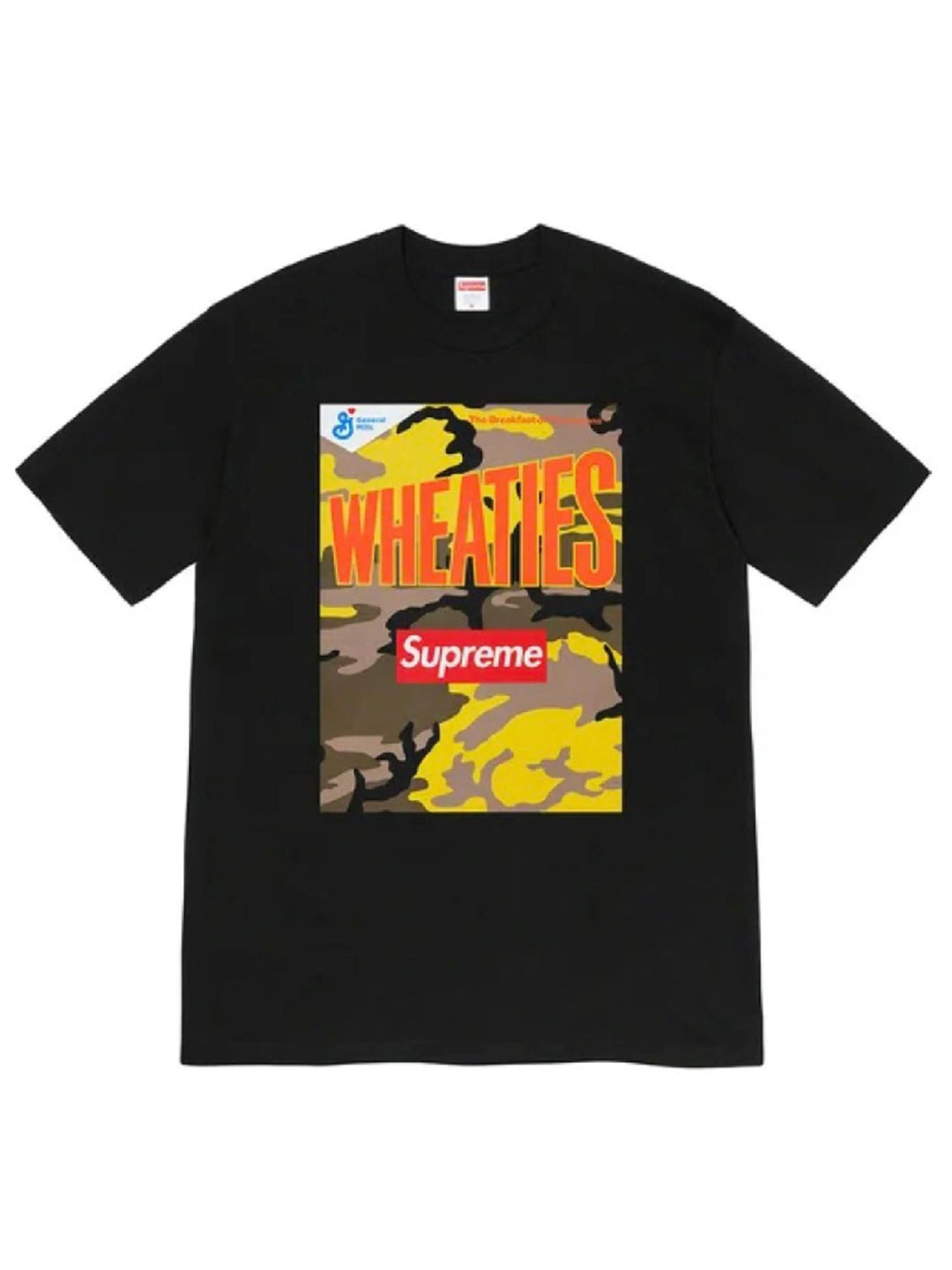 SUPREME WHEATIES TEE BLACK [SS21] Prior