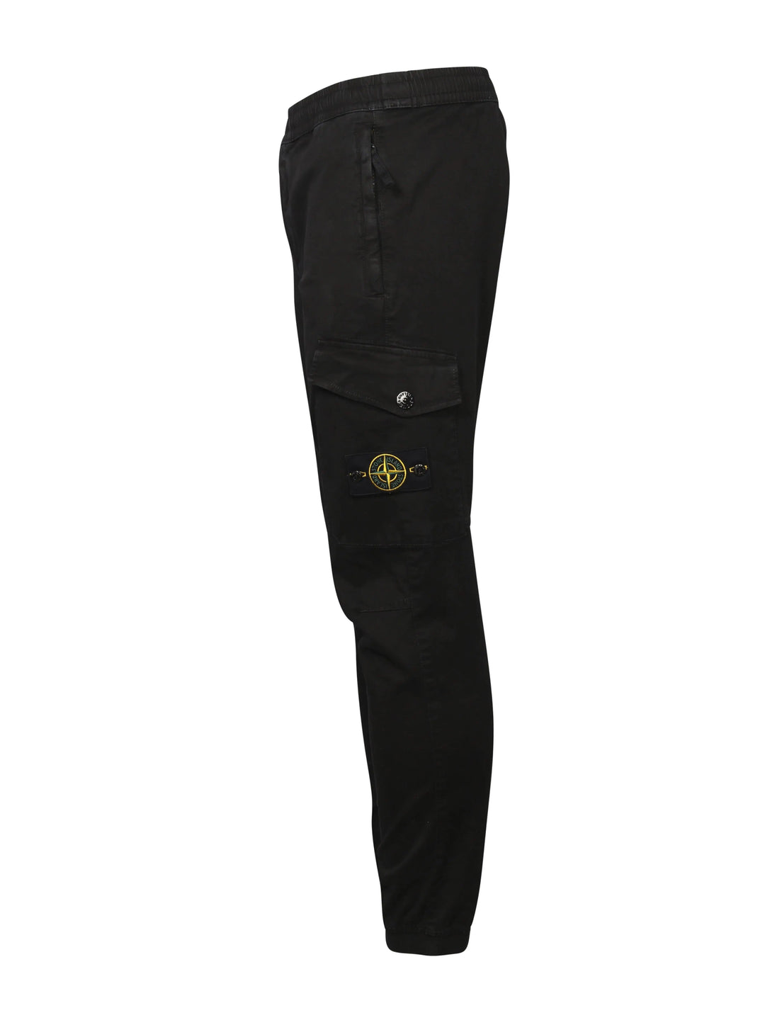 Stone Island Black Cotton Cargo Pants Prior