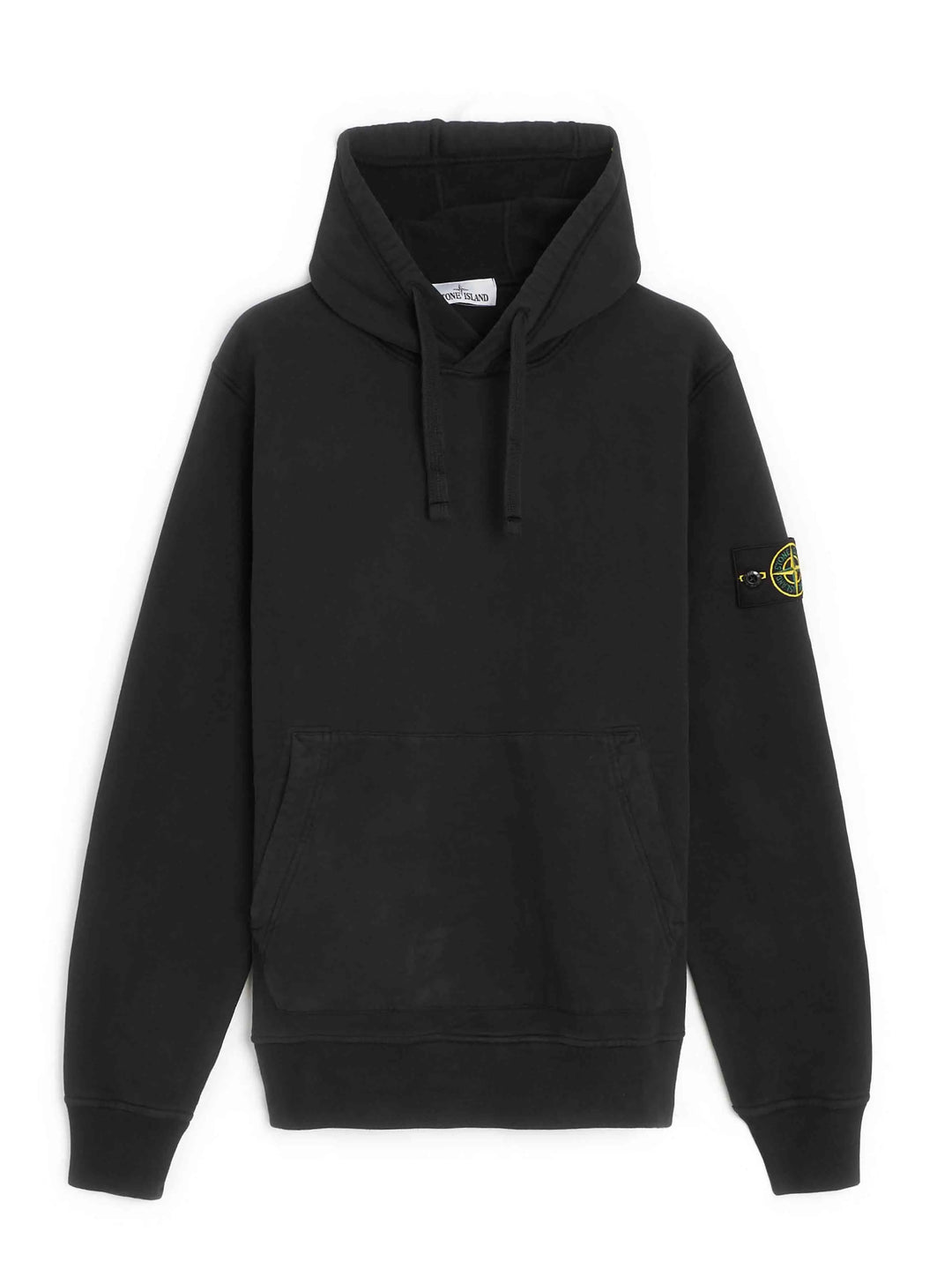 Stone Island Garment Dyed Hoodie Black Prior