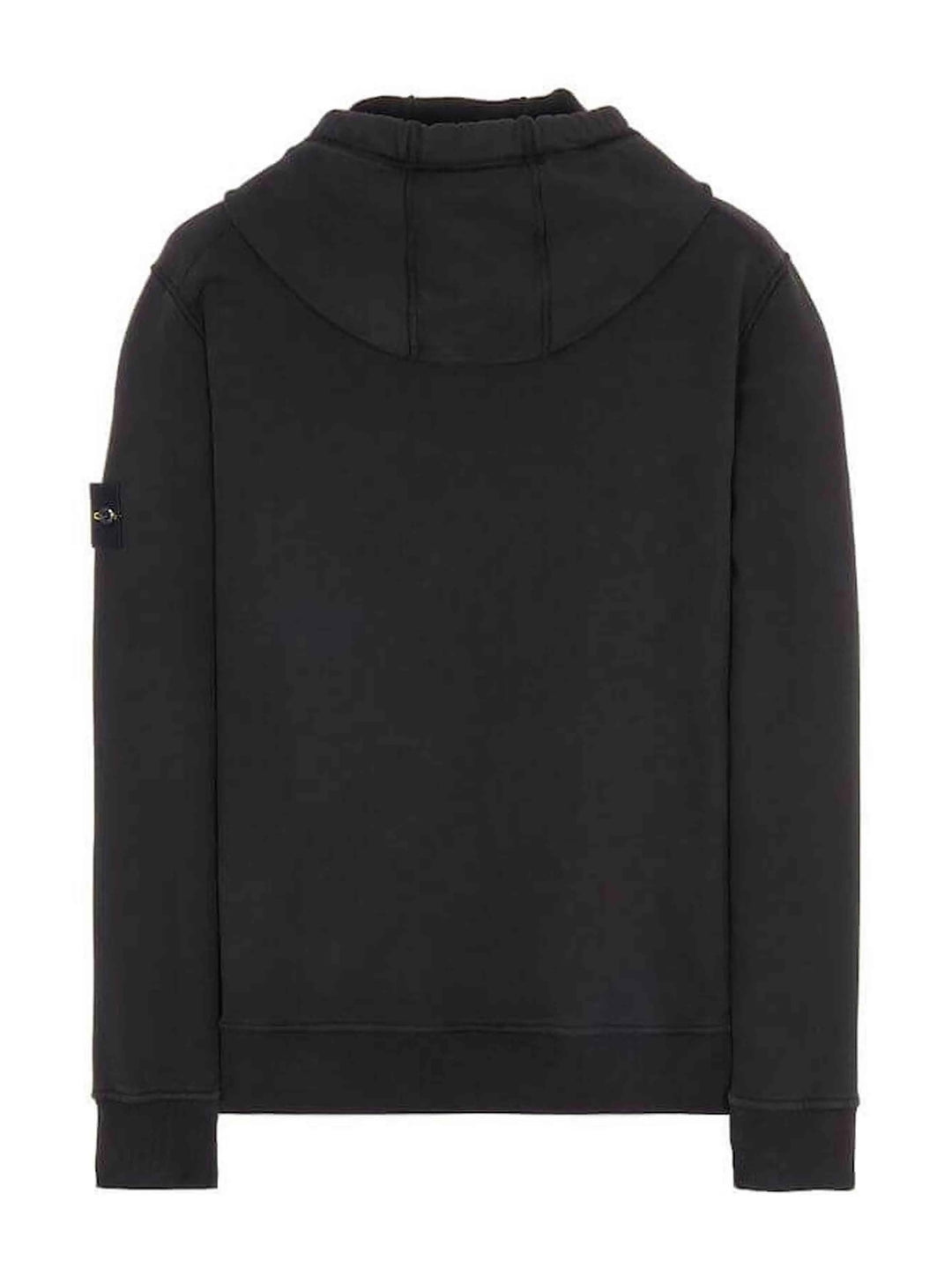 Stone Island Garment Dyed Hoodie Black Prior