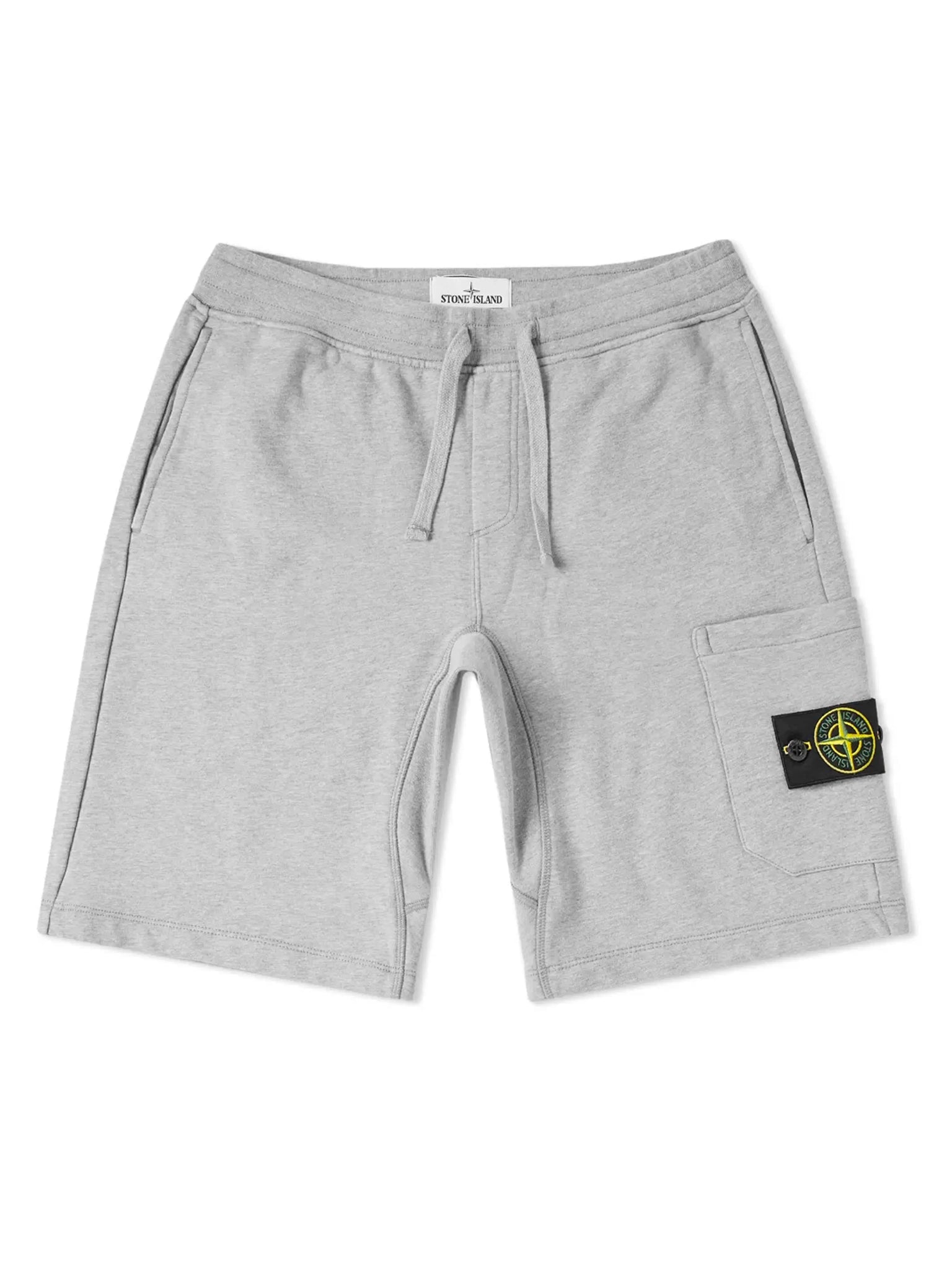 Stone Island Pocket Sweat Shorts Grey Prior