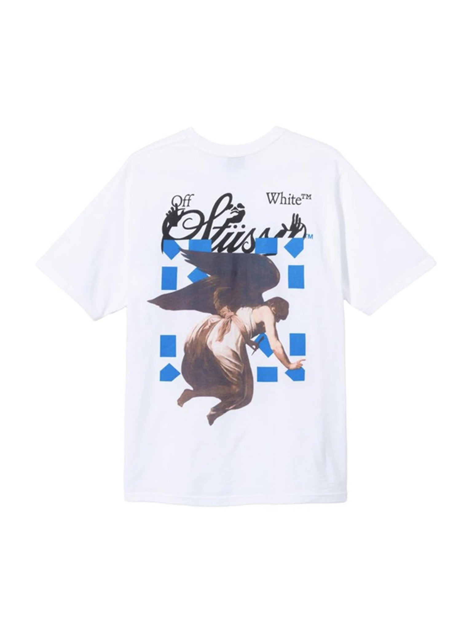 Stussy x Virgil Abloh World Tour Collection T-Shirt White Off-White