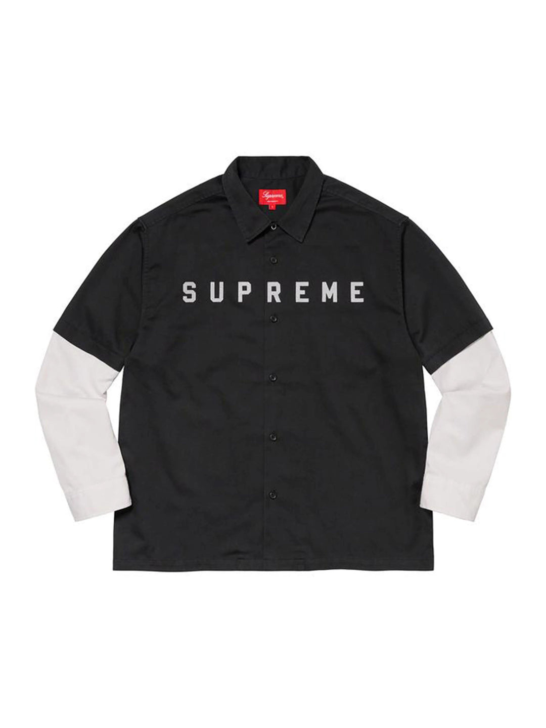 Supreme 2-Tone Work Shirt Black [FW20] Supreme