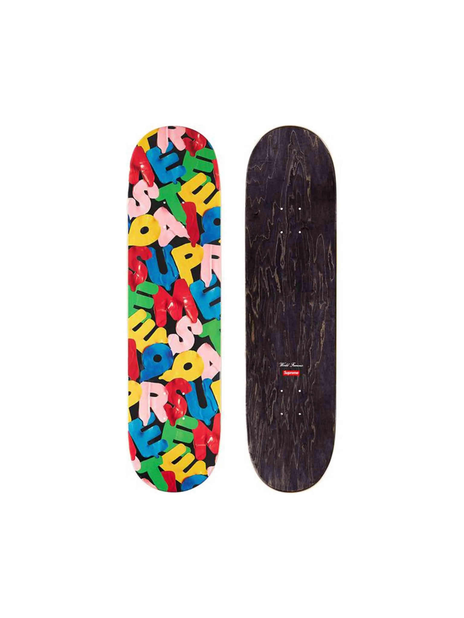 Supreme Balloons Skateboard Deck Black 8.25" x 32.125" Supreme