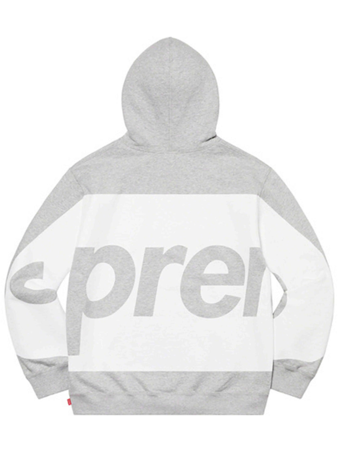 Supreme Big Logo Hooded Sweatshirt GREY [SS21] Prior
