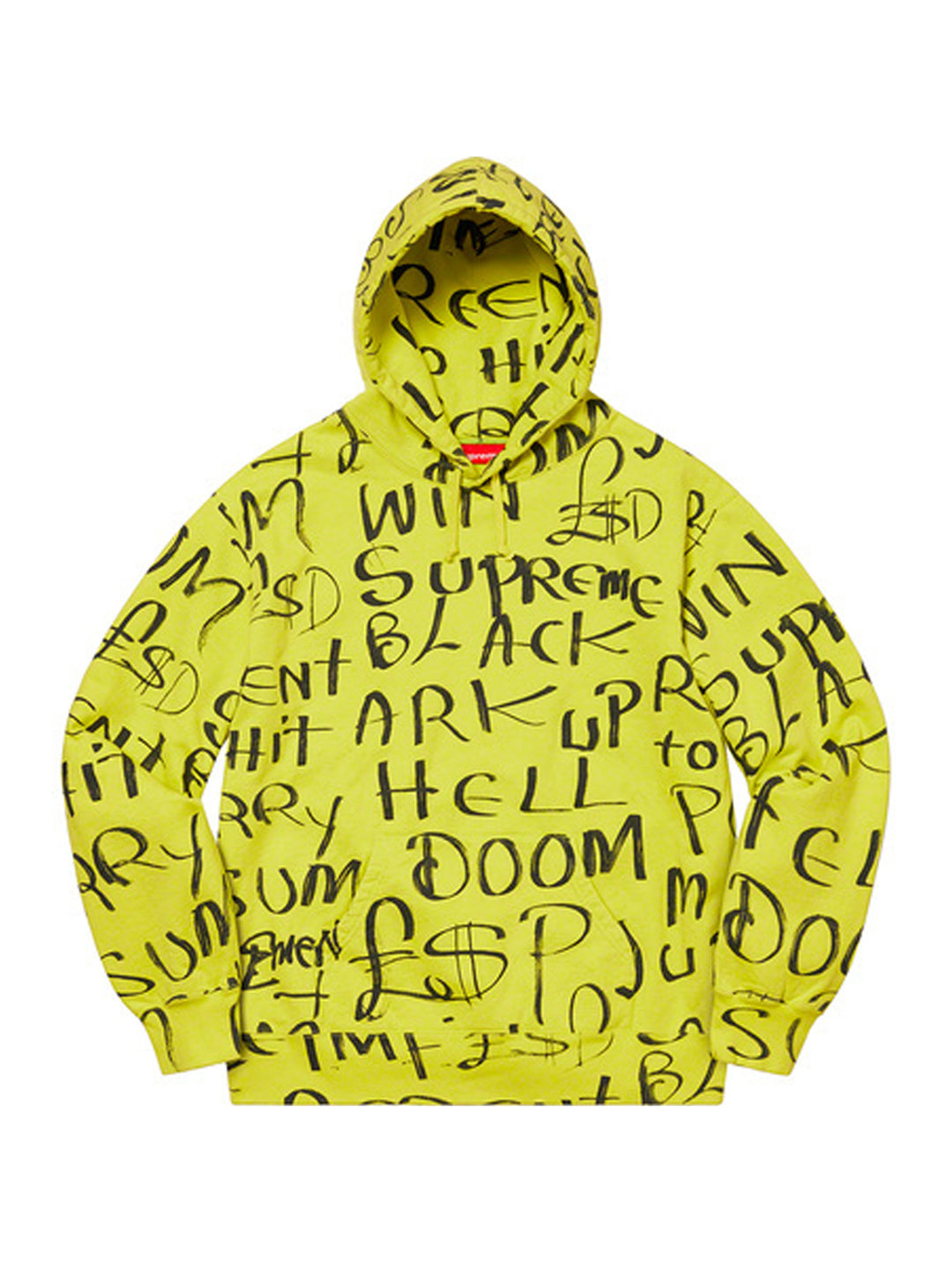 Supreme Black Ark Hoodie Fluorescent Yellow Prior