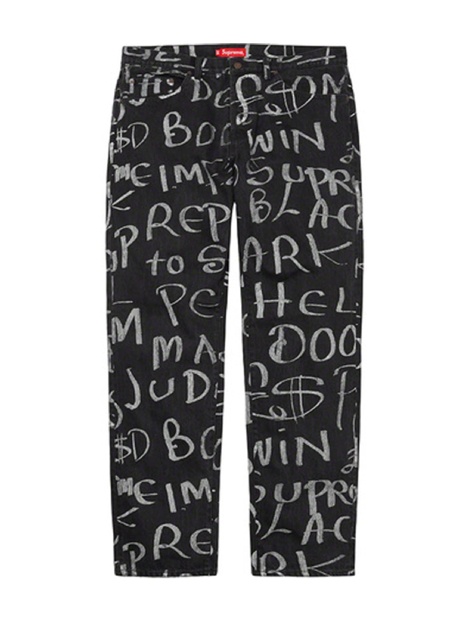 Supreme Black Ark Regular Jean Black [FW20] Prior