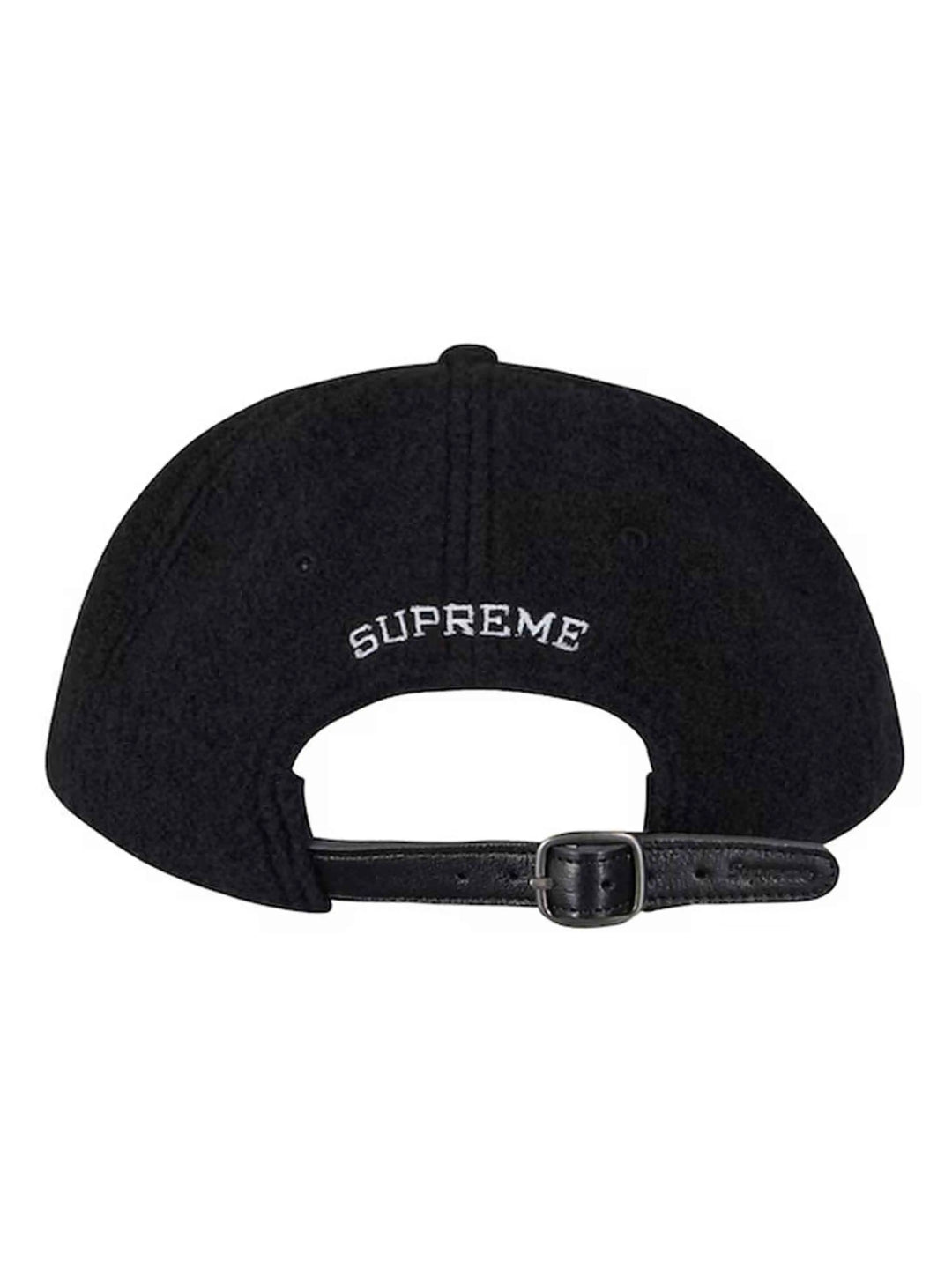 Supreme Boiled Wool S Logo 6-Panel Black [FW22] Prior