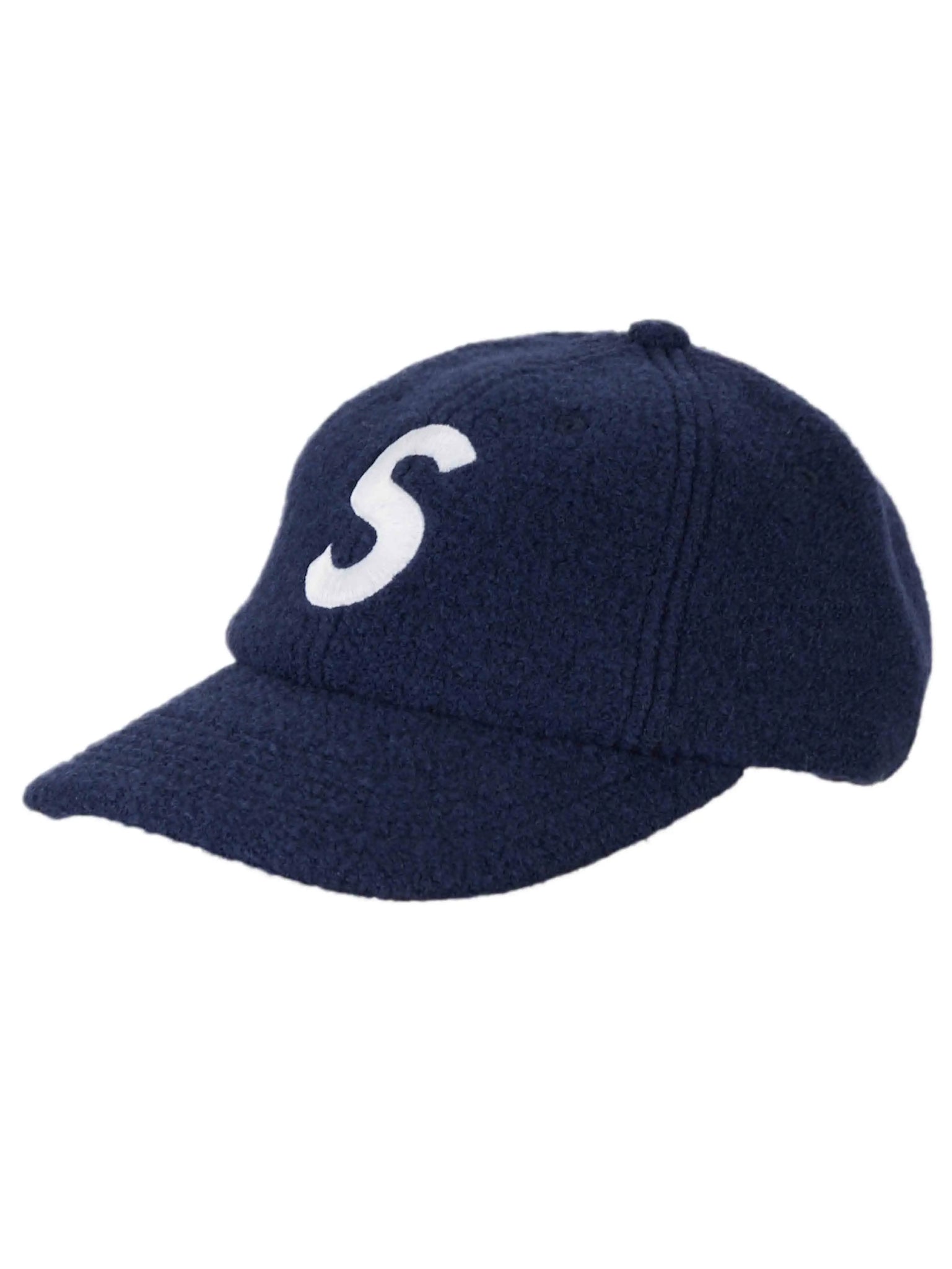 Supreme Boiled Wool S Logo 6-Panel Navy (FW22) Prior