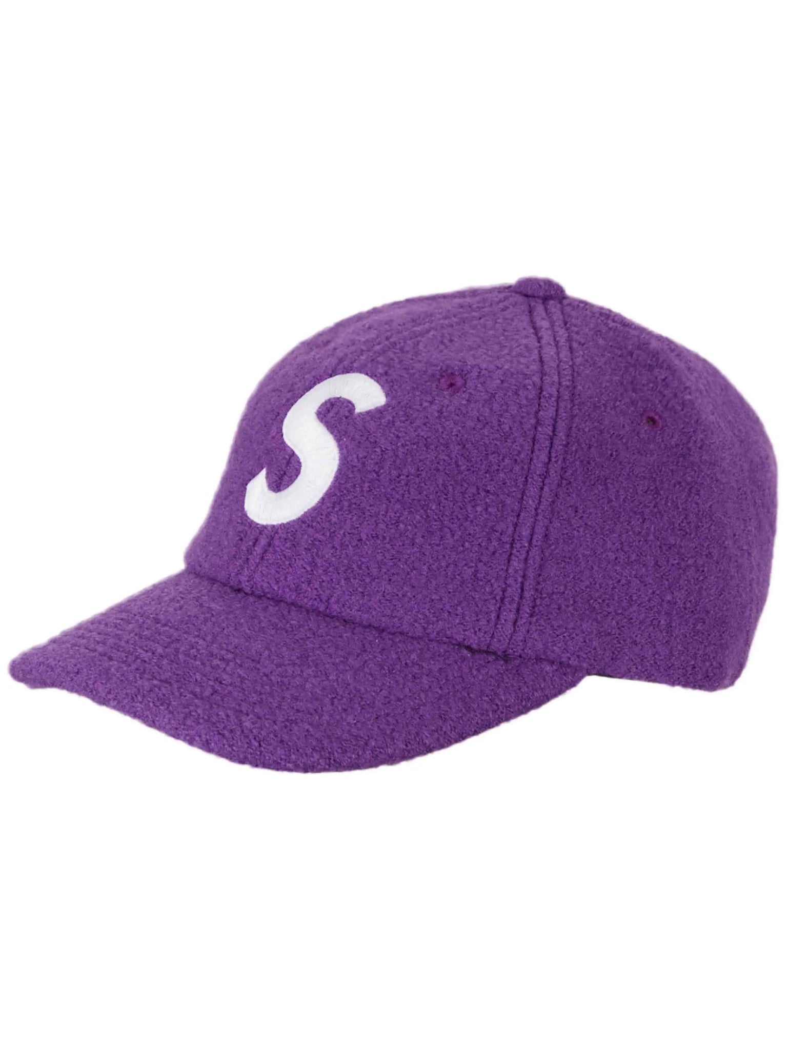 Supreme Boiled Wool S Logo 6-Panel Purple (FW22) Prior