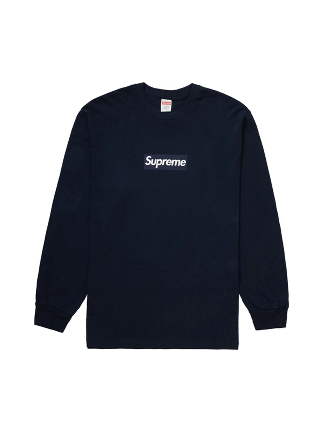 Supreme Box Logo L/S Tee Navy [FW20] Supreme