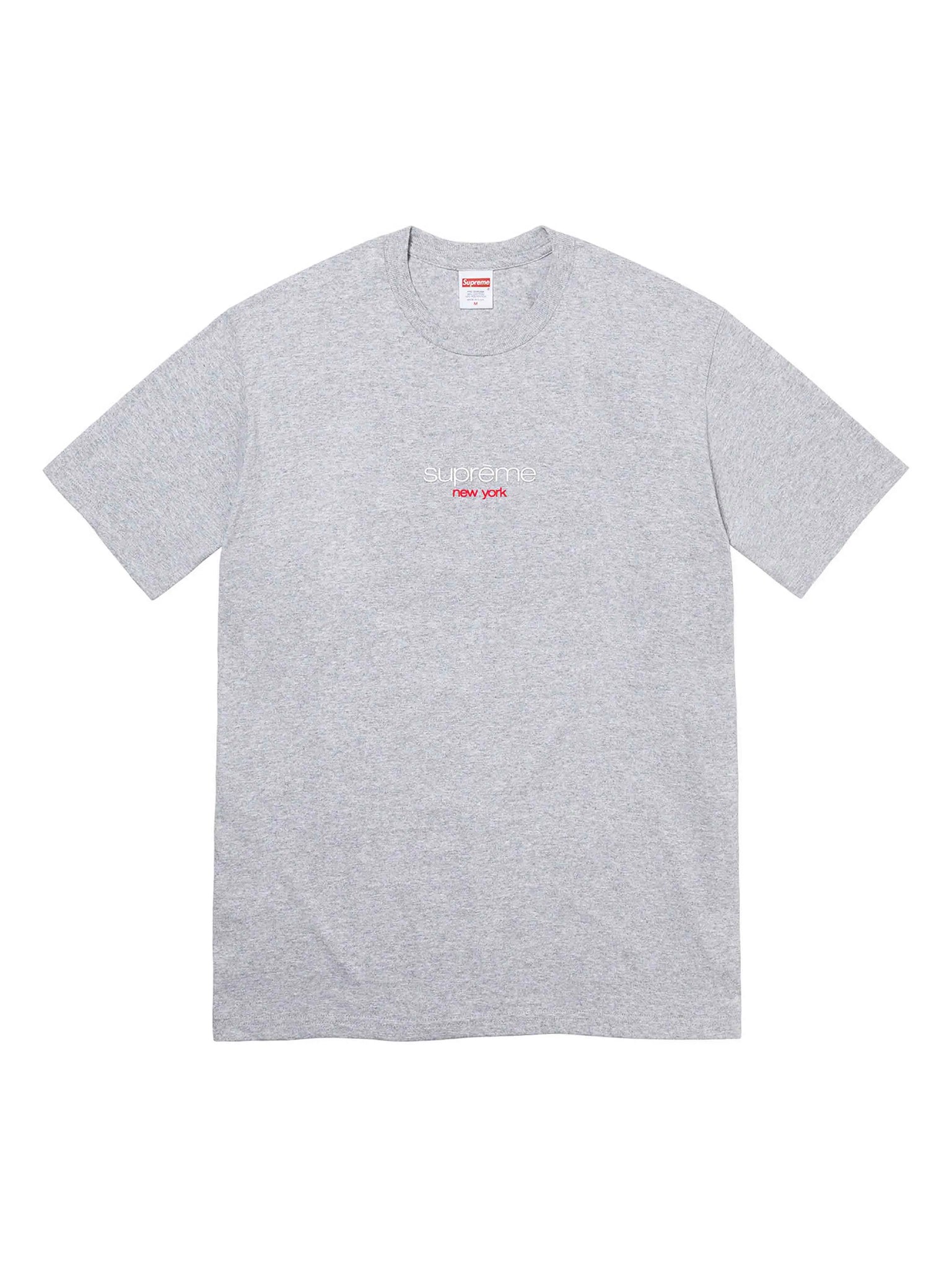 Supreme Classic Logo Tee Heather Grey (FW20) Prior