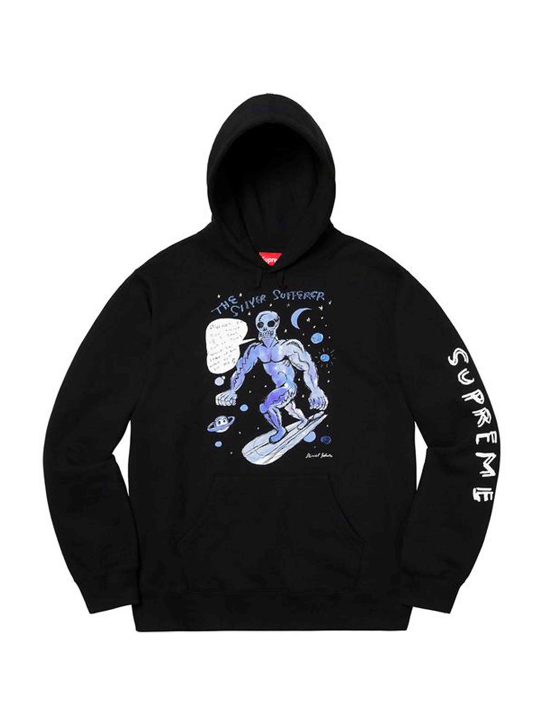 Supreme Daniel Johnston Hoodie Black [SS20] Supreme