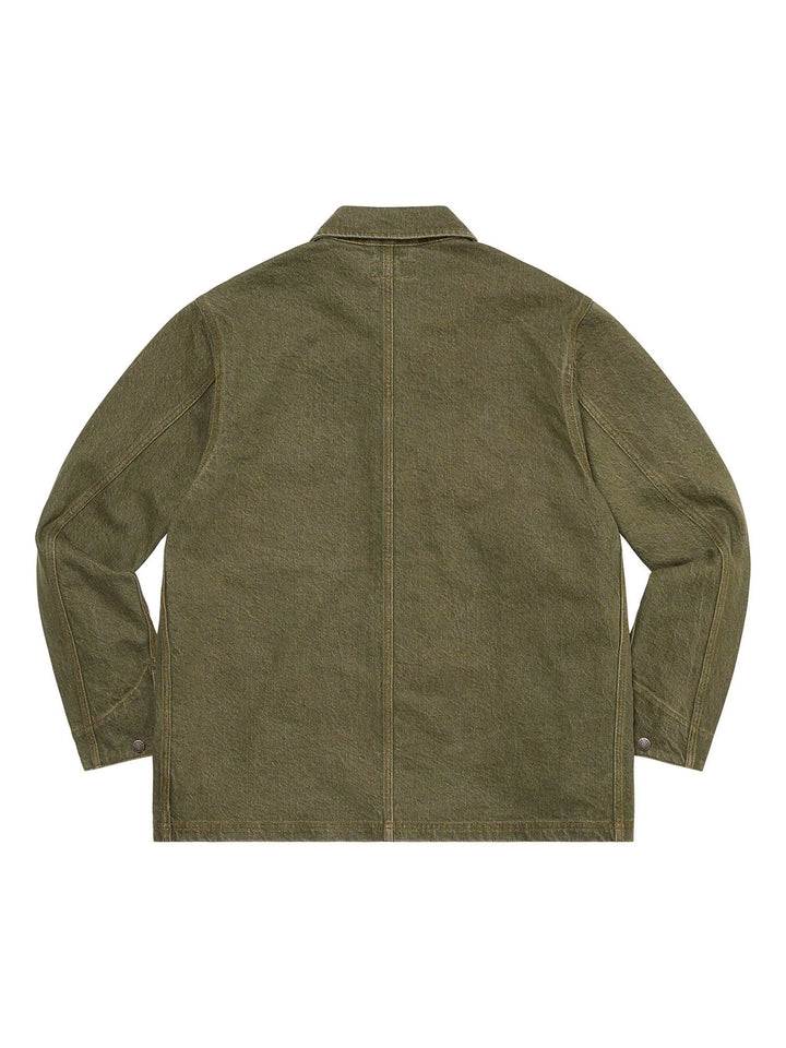 Supreme Denim Chore Coat Olive Prior