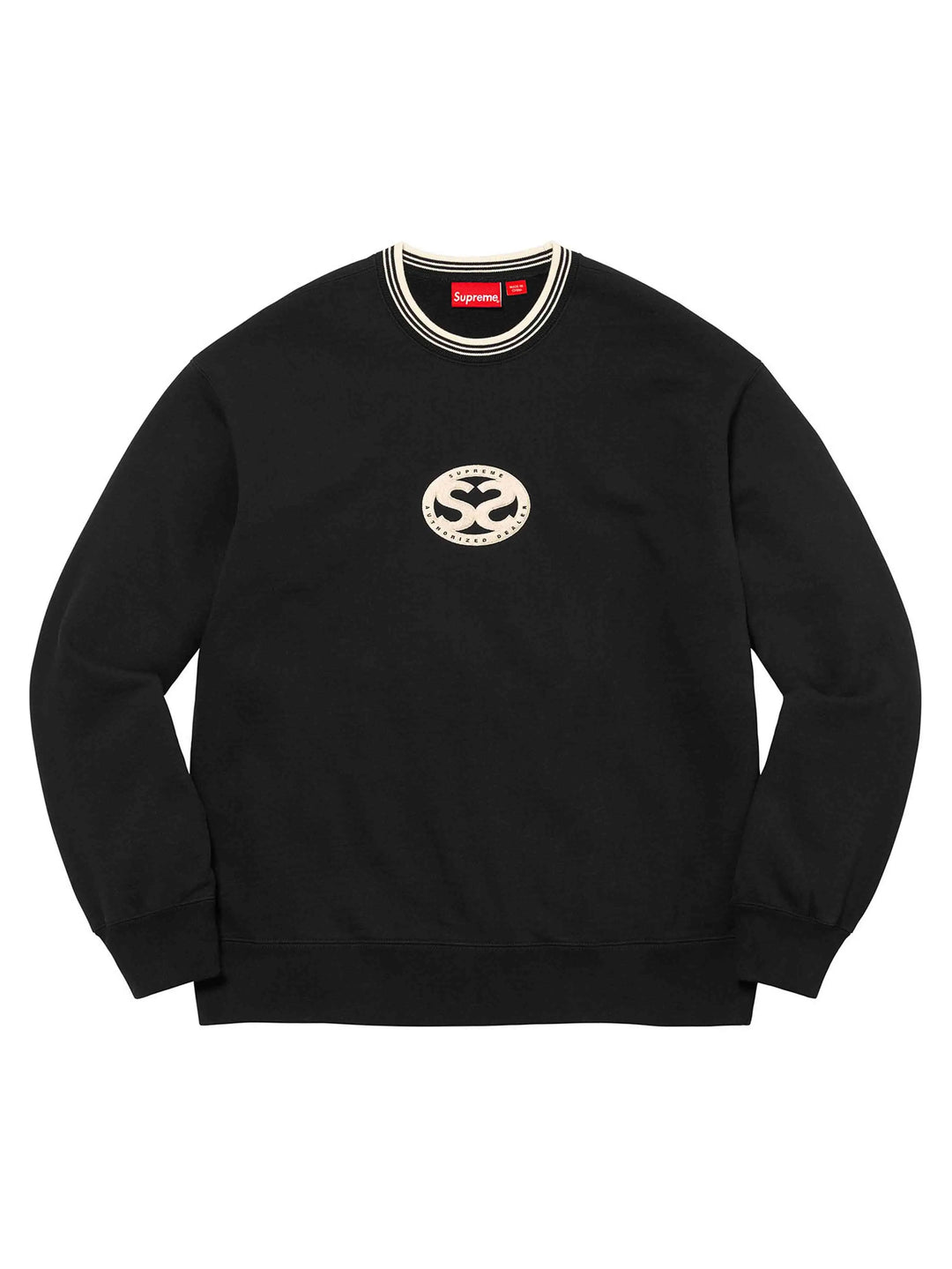 Supreme Double S Crewneck Black (SS22) Prior