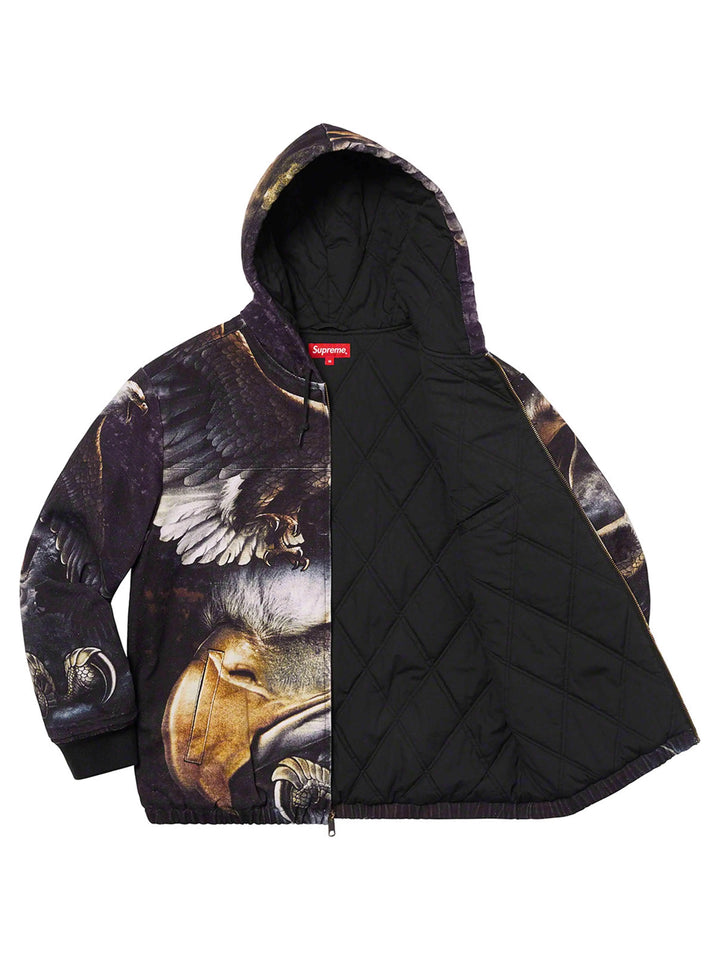 Supreme Eagle Hoodie Work Jacket Black [SS21] Prior