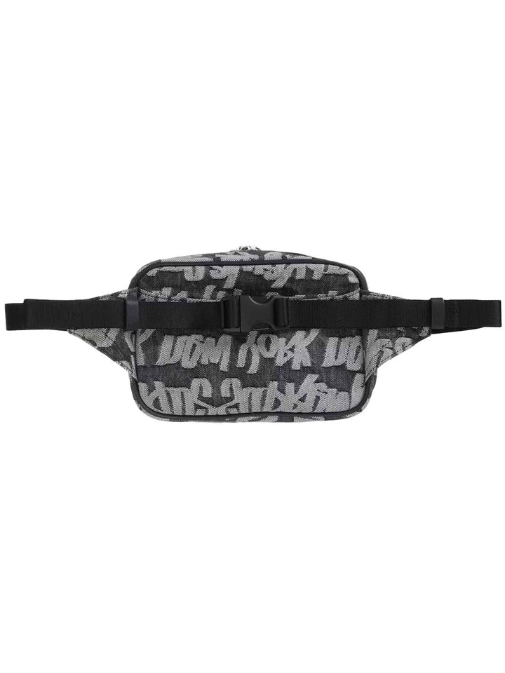 Supreme Fat Tip Jacquard Denim Waist Bag Black (SS22) Prior