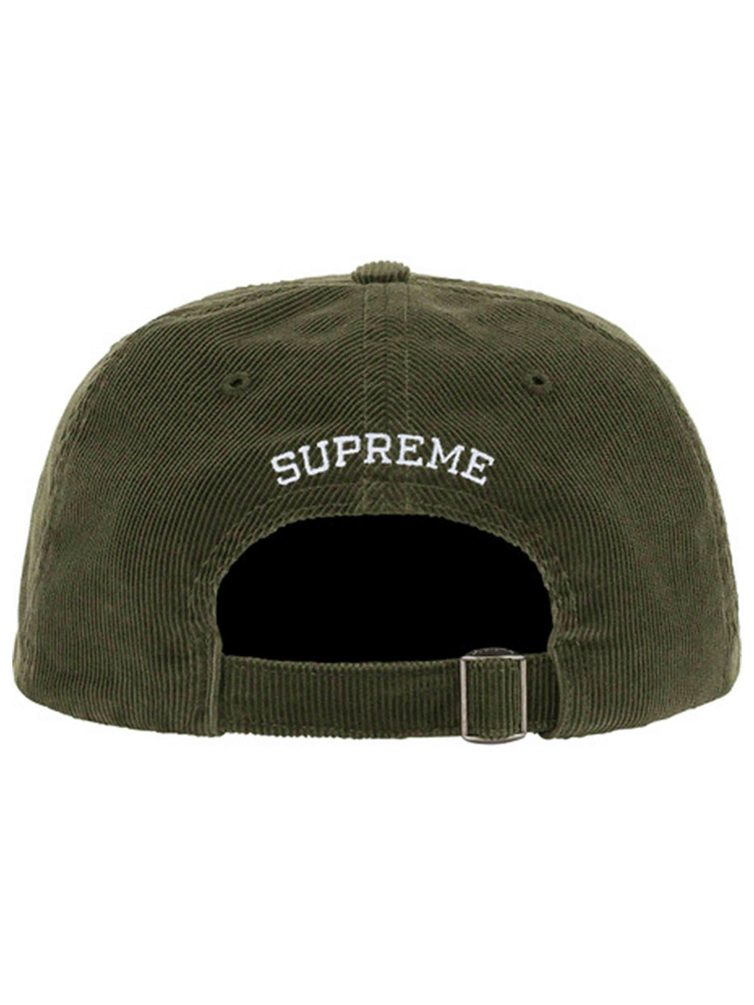 Supreme Fine Wale Corduroy S Logo 6-Panel OLIVE [SS21] Prior