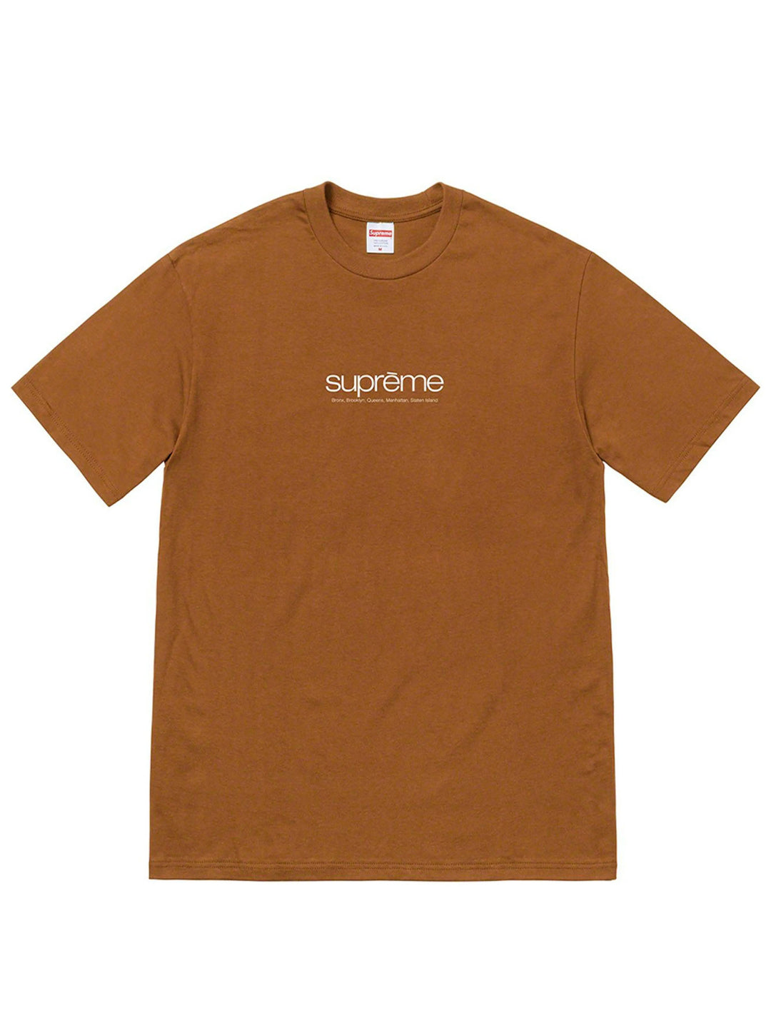 Supreme Five Boroughs Tee Brown [SS21] Prior