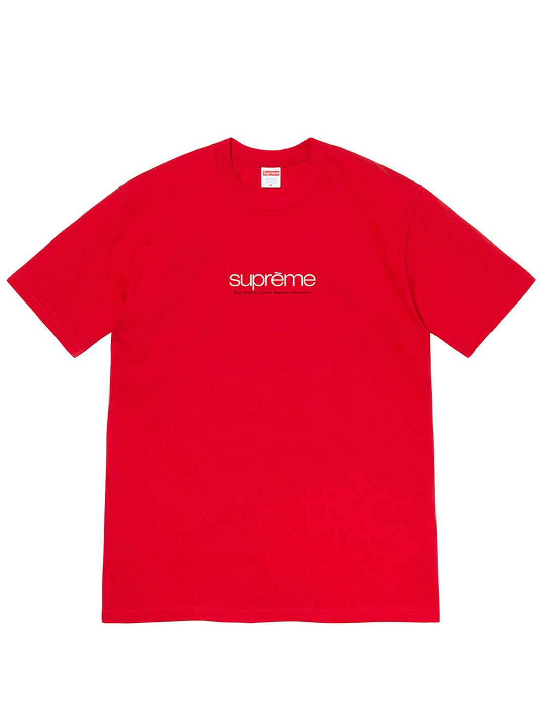 Supreme Five Boroughs Tee Red [SS21] Prior