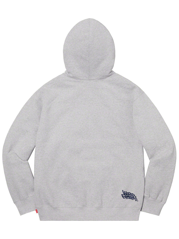 Supreme Handstyle Hooded Sweatshirt Heather Grey [SS21] Prior