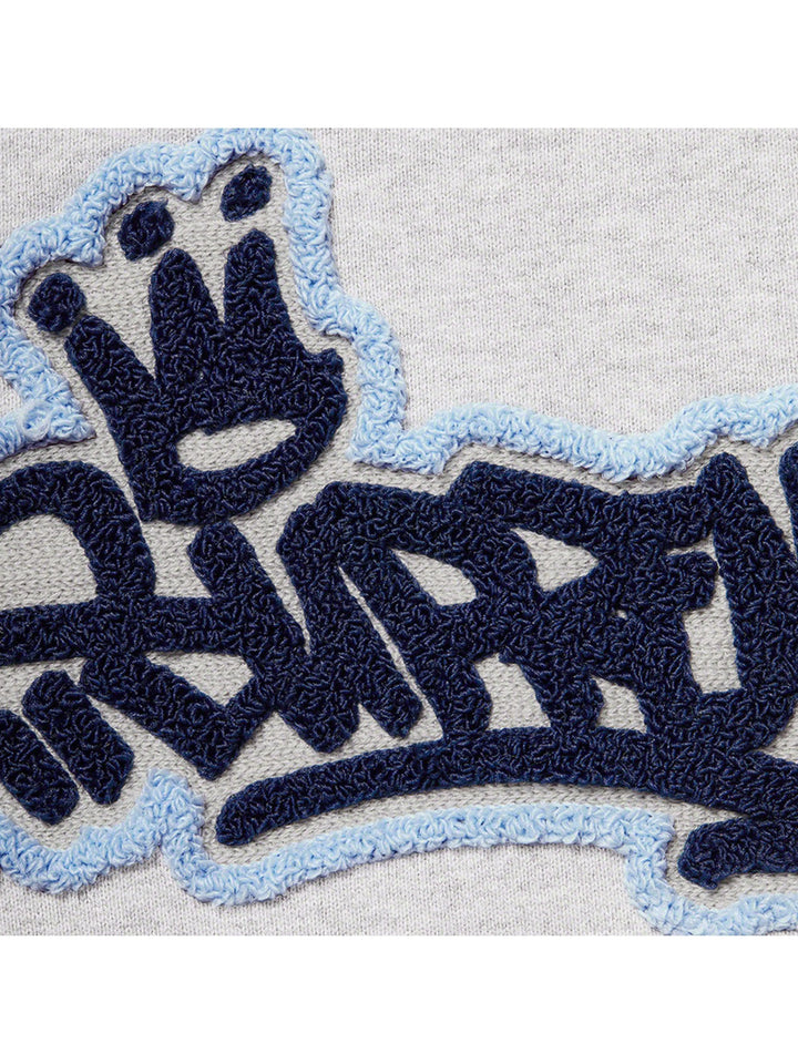 Supreme Handstyle Hooded Sweatshirt Heather Grey [SS21] Prior