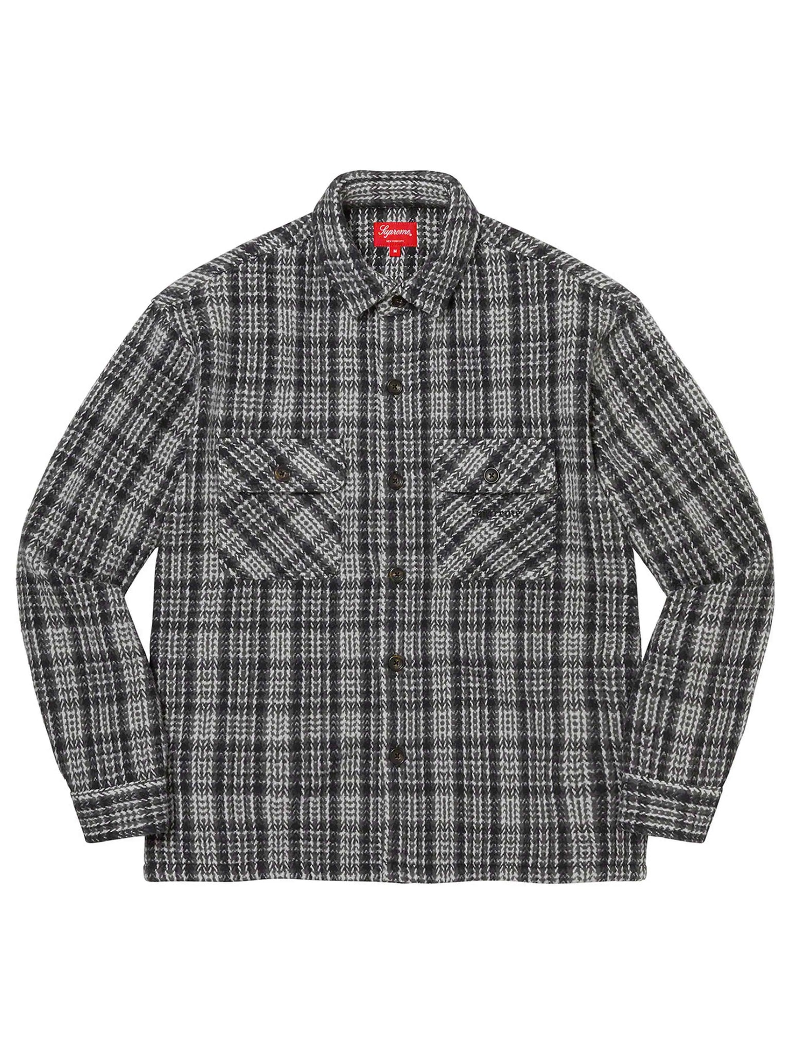 Supreme Heavy Flannel Shirt Black (FW22) Prior