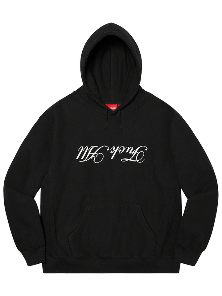 Supreme Jamie Reid Fuck All Hoodie Black [SS21] Prior