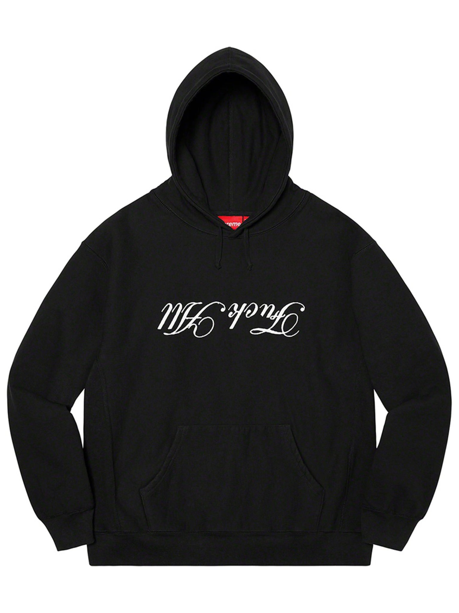 Supreme Jamie Reid Fuck All Hoodie Black [SS21] Prior