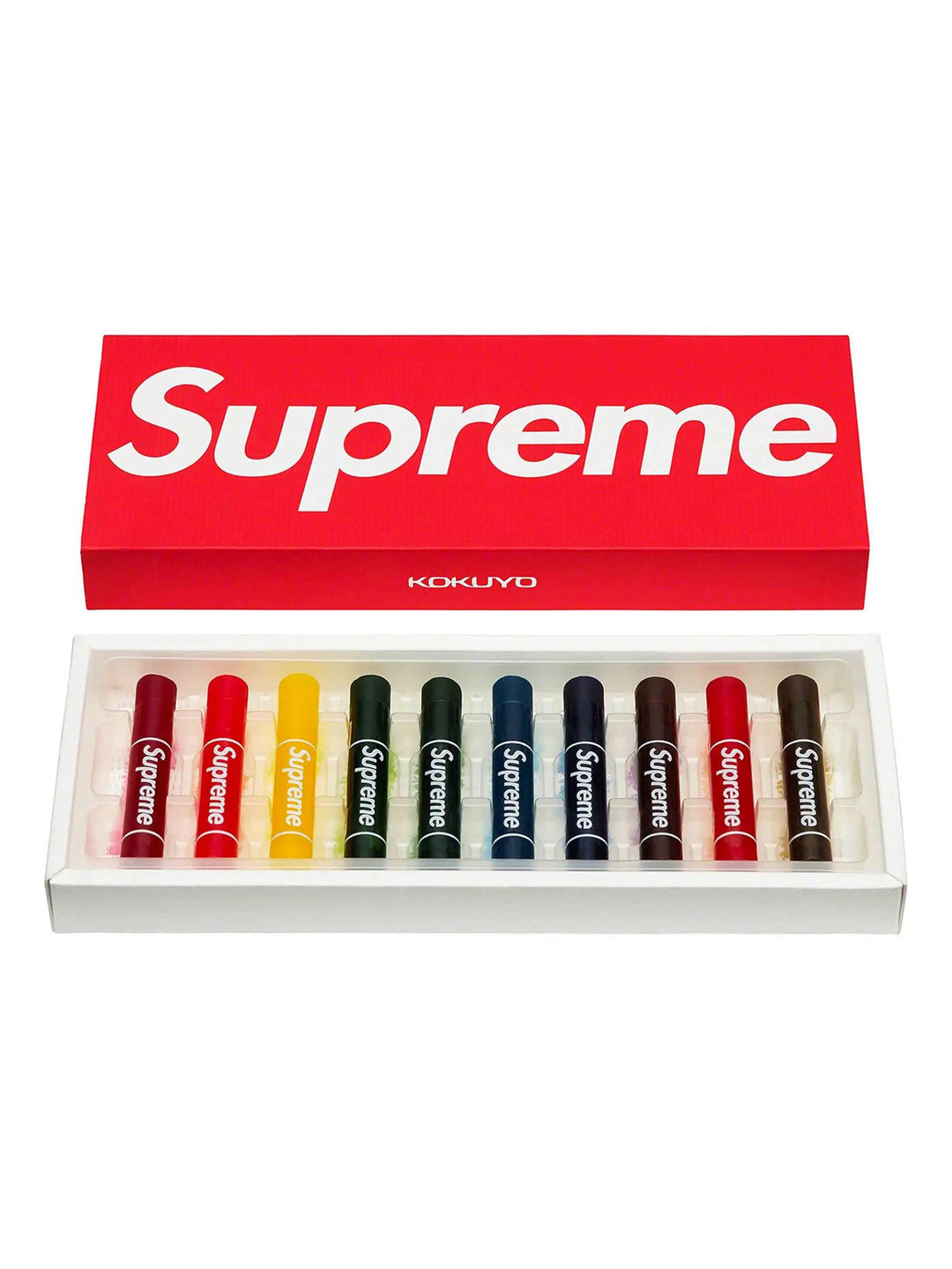 Supreme Kokuyo Translucent Crayons Multicolour (Pack of 10) Prior