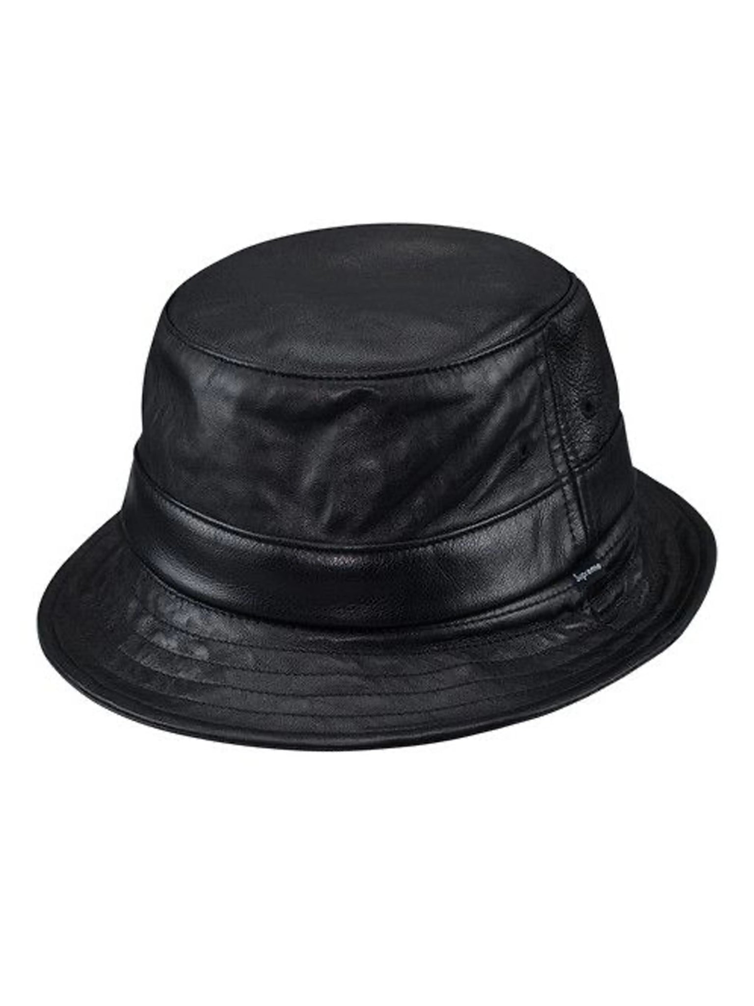 Supreme Leather Crusher Hat Black [FW13][USED] Prior