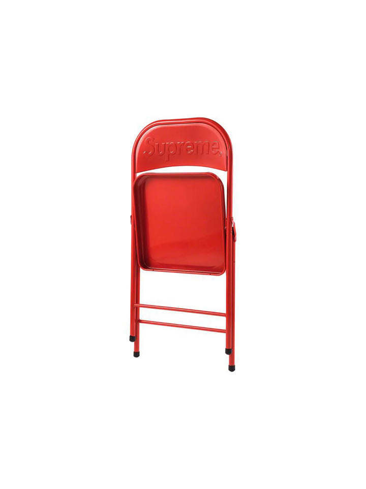 Supreme Metal Folding Chair Red Prior