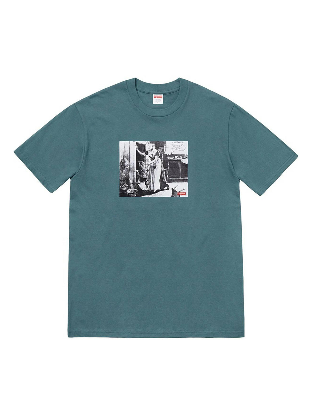 Supreme Mike Kelley Hiding From Indians Tee Slate [FW18] Prior