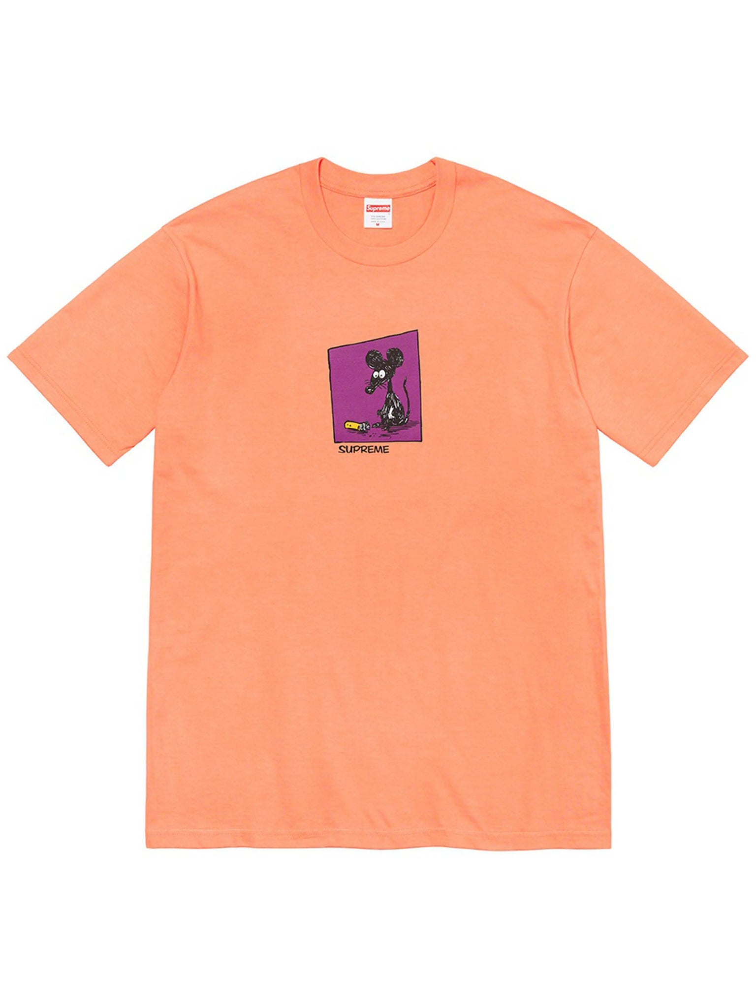 Supreme Mouse Tee Peach [SS21] Prior