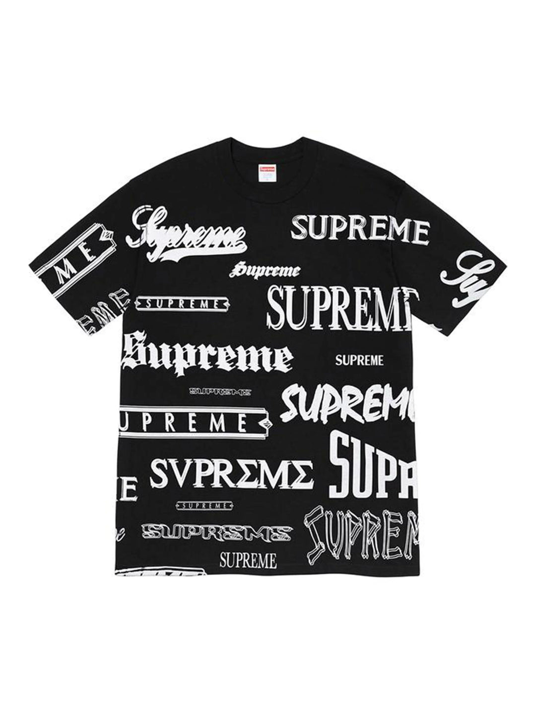 Supreme Multi Logo Tee Black [FW20] Supreme