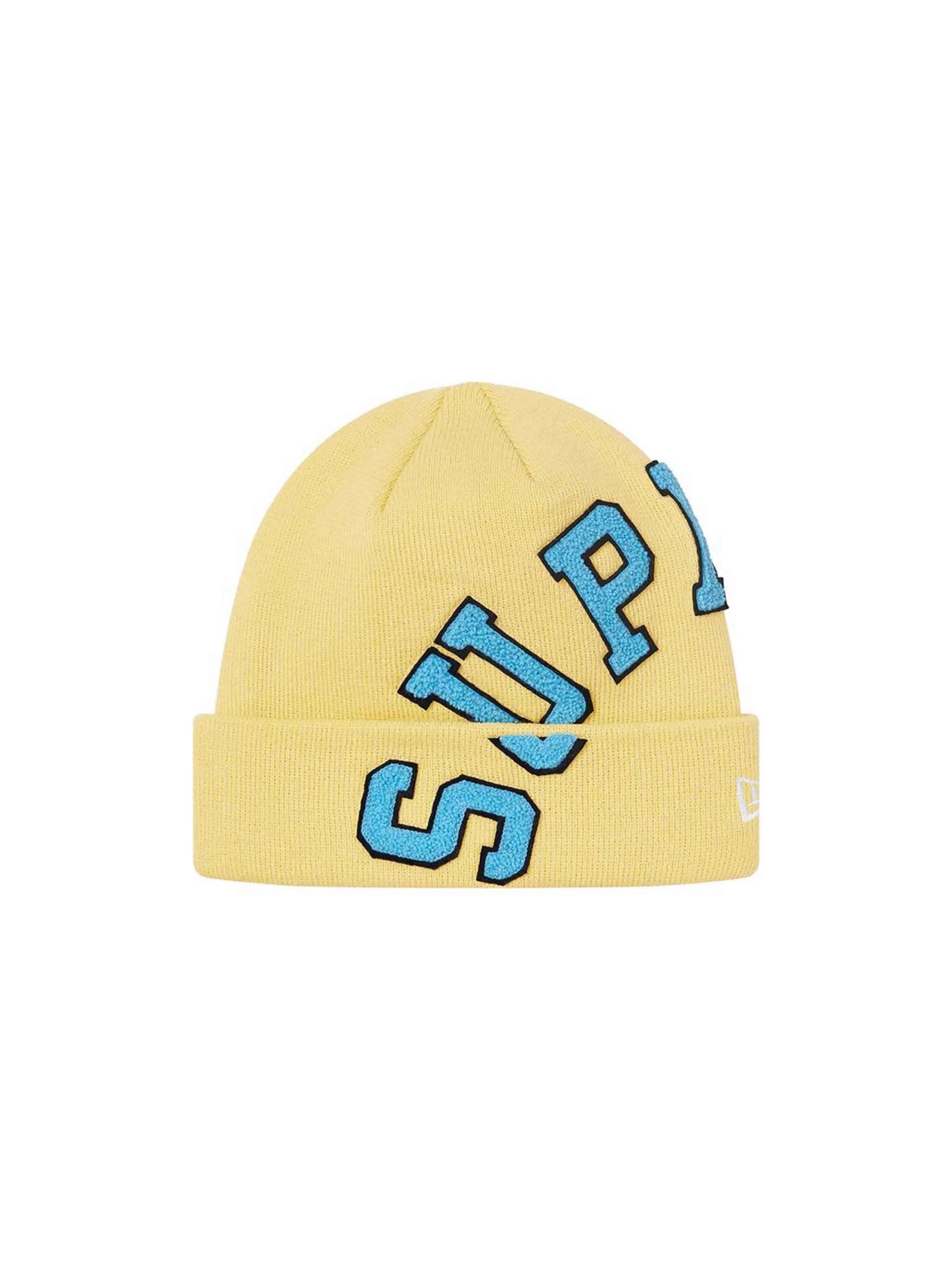 Supreme New Era Big Arc Beanie Yellow Supreme