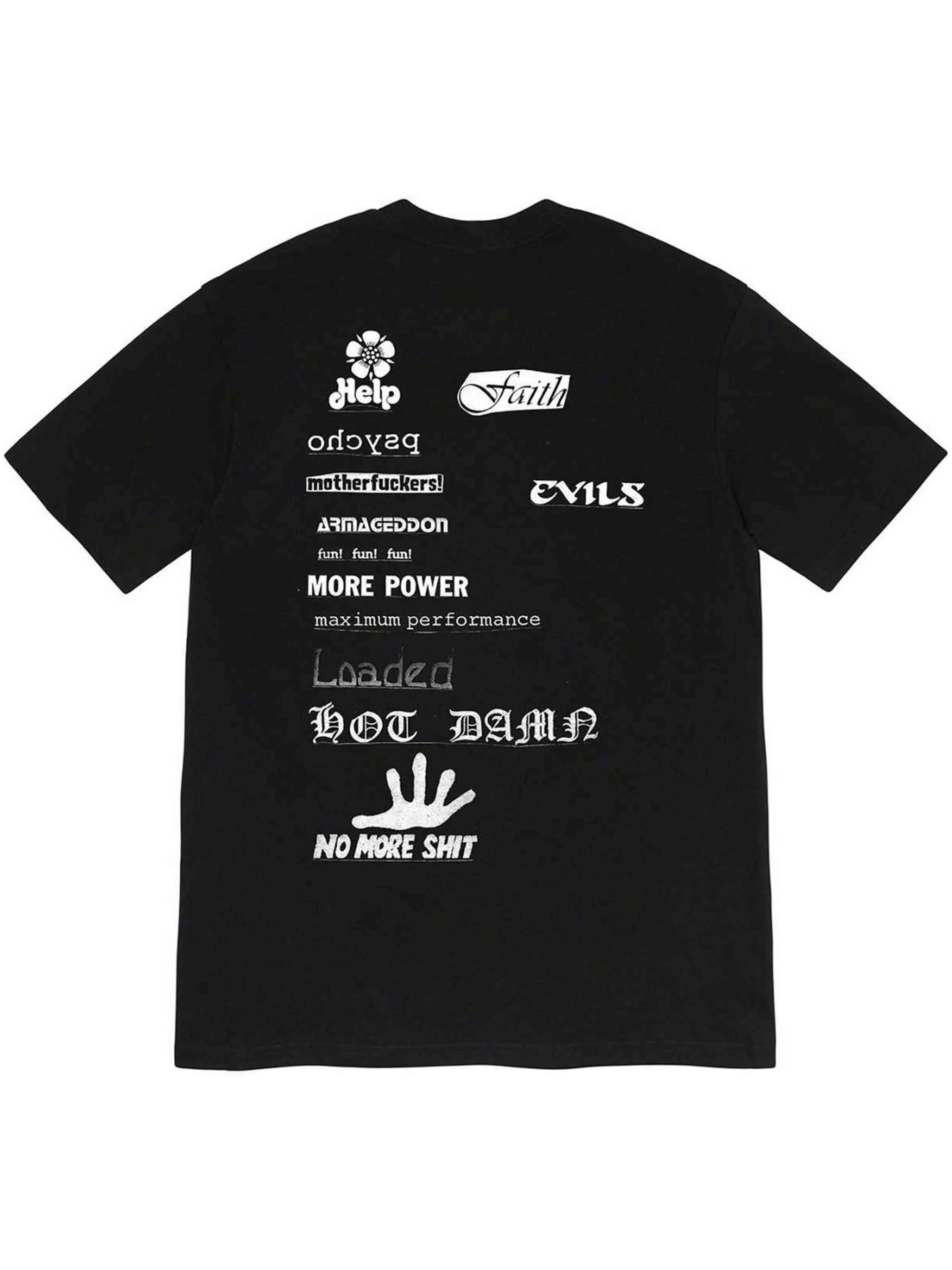Supreme No More Shit Tee Black FW20 Streetwear Auckland New Prior